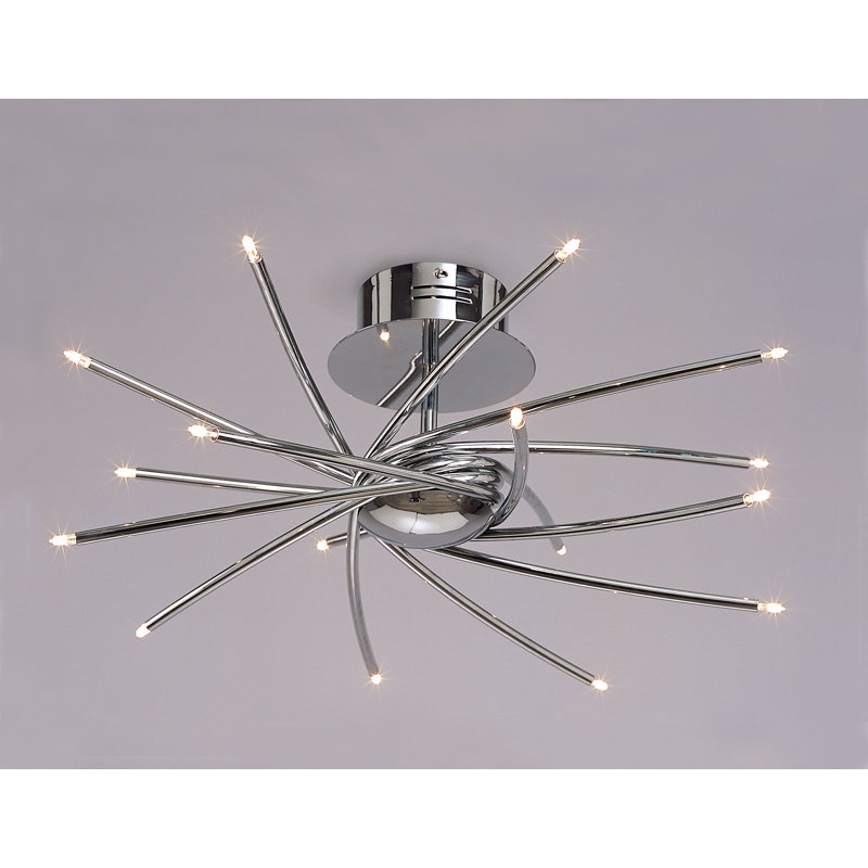 Plafonnier semi-encastré 16 lumières Bardon