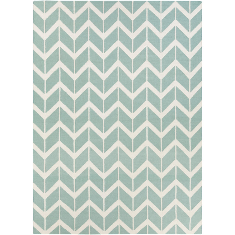 Irving Place Wool Chevron Indoor Rug