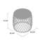 Table d'appoint en tubes de fer Santosh-1213281916