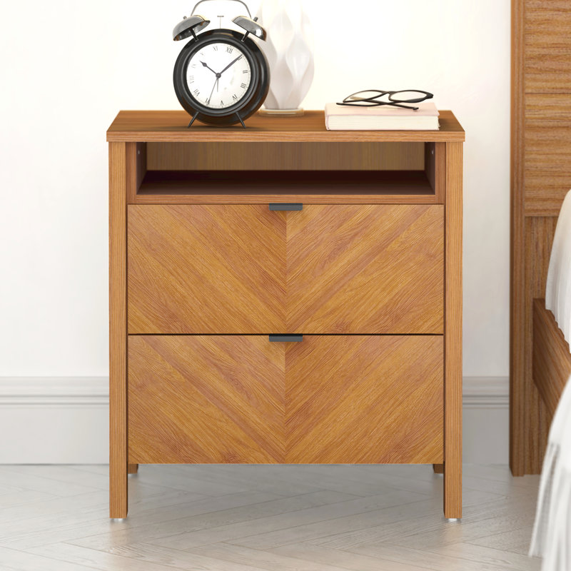 Allysyn 22.7“H 2 Drawer Nightstand