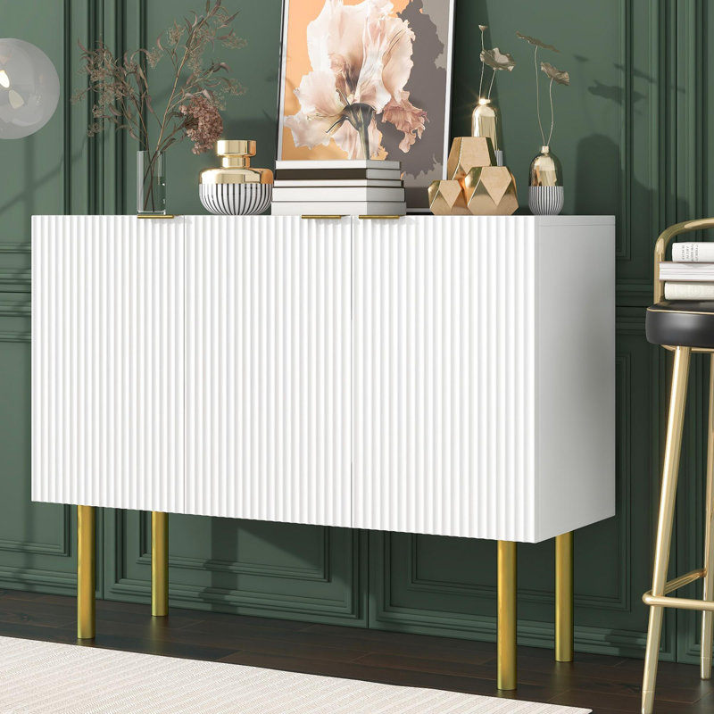 Agnius 120cm Sideboard, White