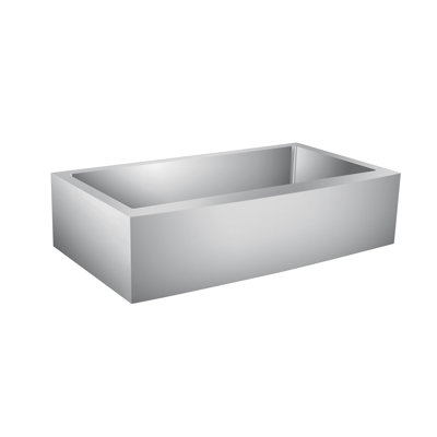 Amanda 29.75'' L Single Bowl Stainless Steel Kitchen Sink