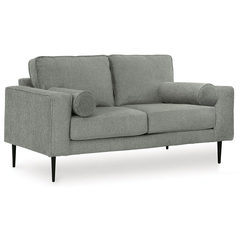 Magoria 59" Upholstered Loveseat, Gray Polyester