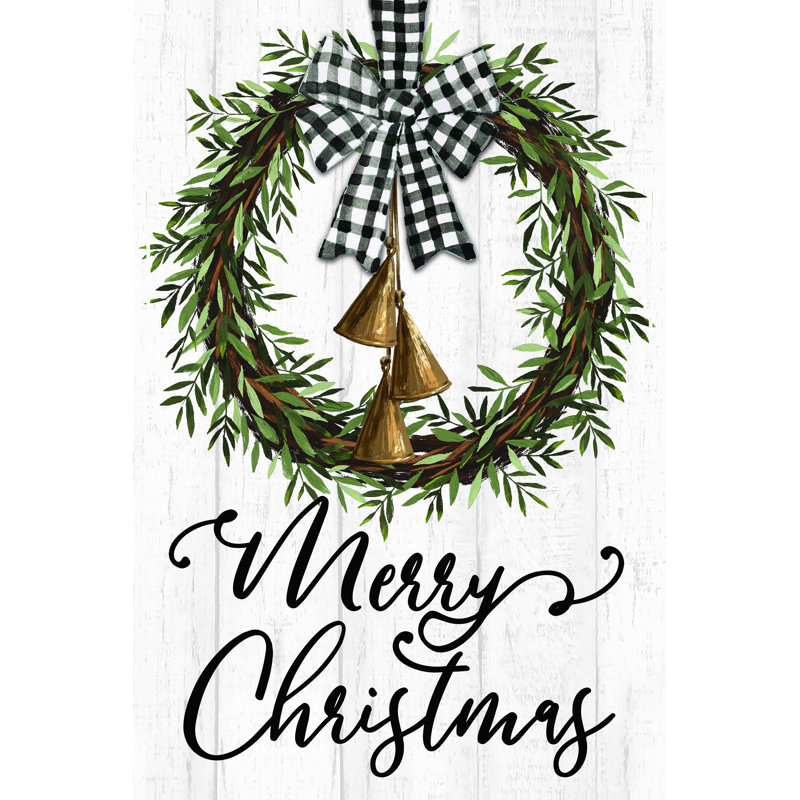 Merry Christmas Bells, H 18 po x l 12 po