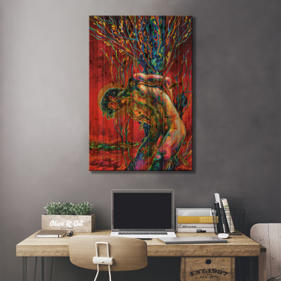 St. Sebastian par Oleksandr Balbyshev - reproduction sur bois sans cadre