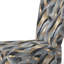 Chaise d'appoint décorative moderne en velours gris et or à paillettes Glam Sequins