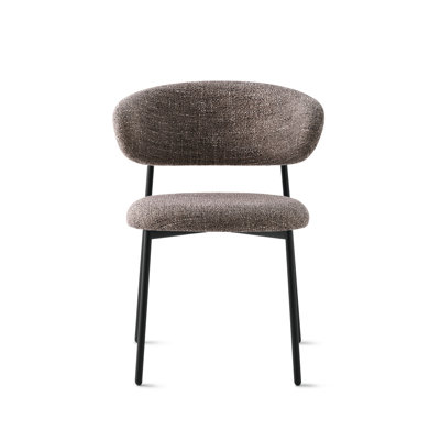 Oleandro Upholstered Chair with Metal Base