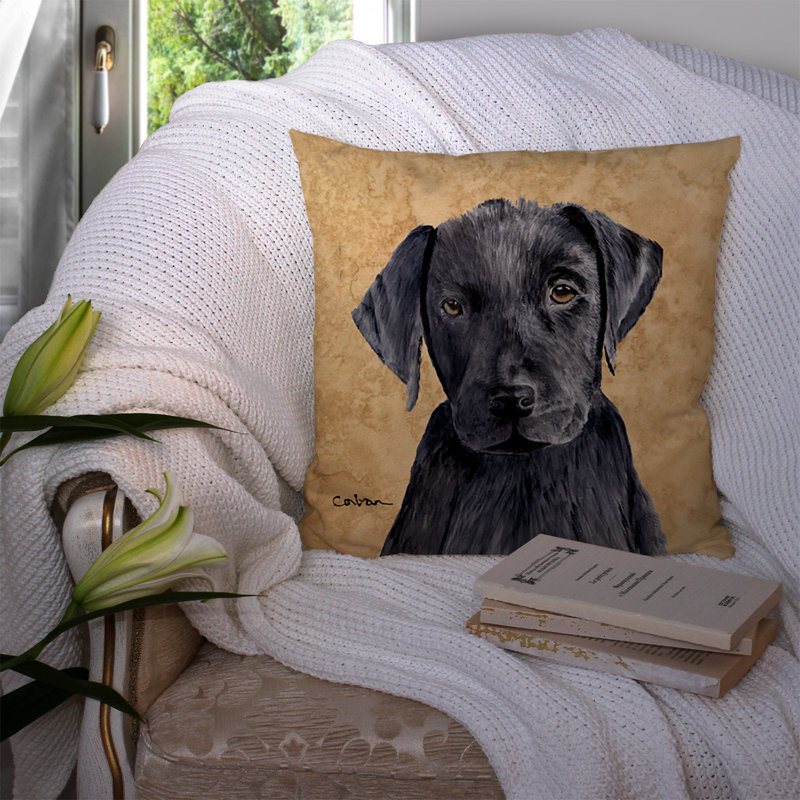 Coussin intérieur/extérieur labrador