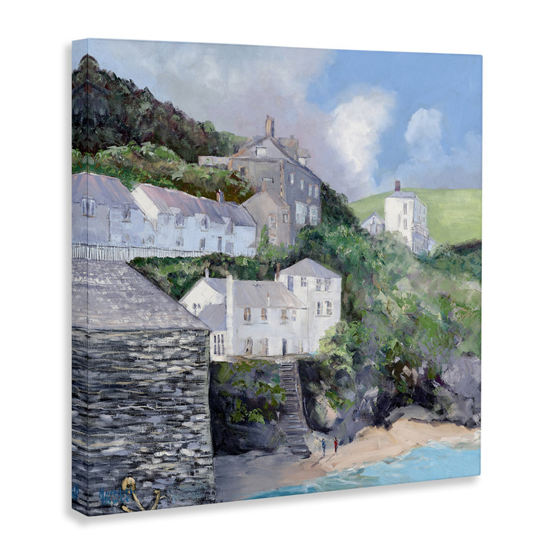 «Coastal Village Beach», conception par Meredith Howse, H 17 po x l 17 po