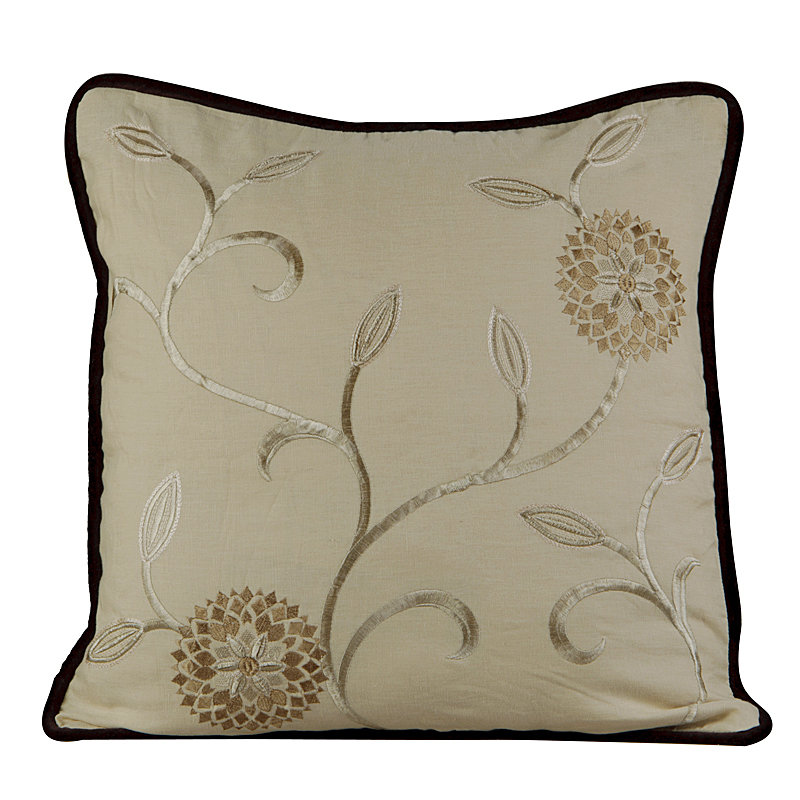 Bedazzle Throw Pillow, Wheatish