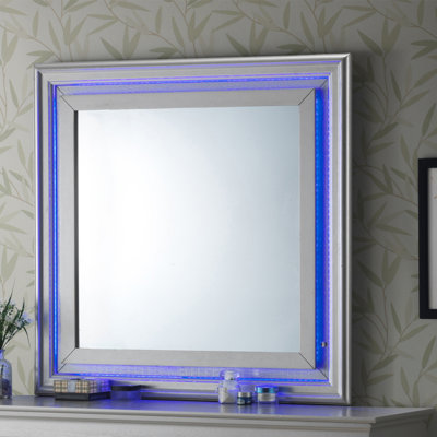 Miroir Lorana G6500-m22, champagne argenté