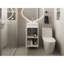 Lavabo de salle de bain Waterford, blanc-106556088