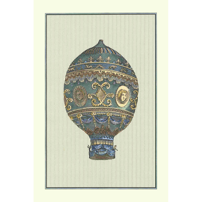 Ballon rétro I, H 18 po x l 12 po