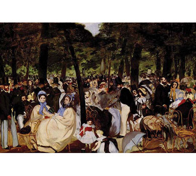 Music in Tuilerie Garden by Eduard Manet - Print