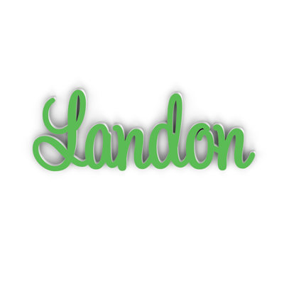 Lettres personnalisées Landon
