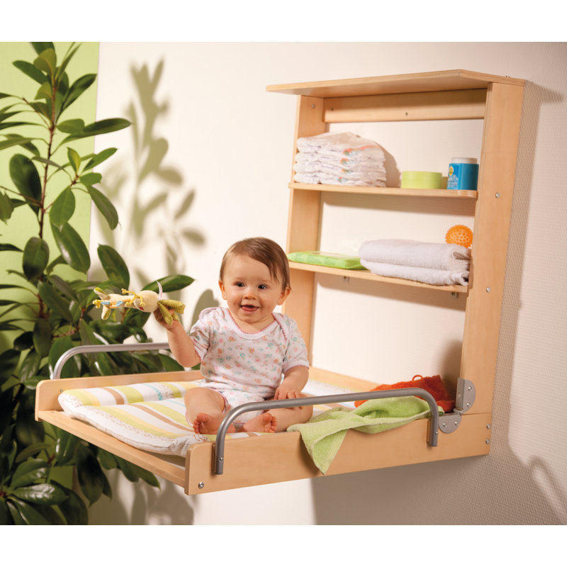 Dschungelbaby Changing Table, Natural Wood