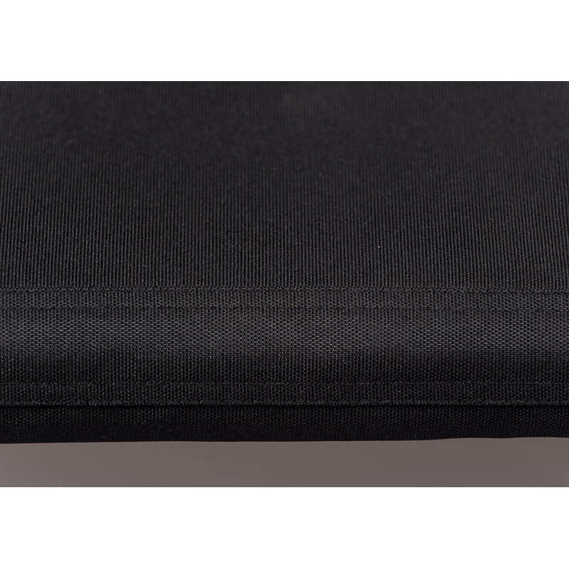 Coussin de coyote caisse Shedd, Moyen (l 36 po x P 23 po x H 2,5 po), Noir