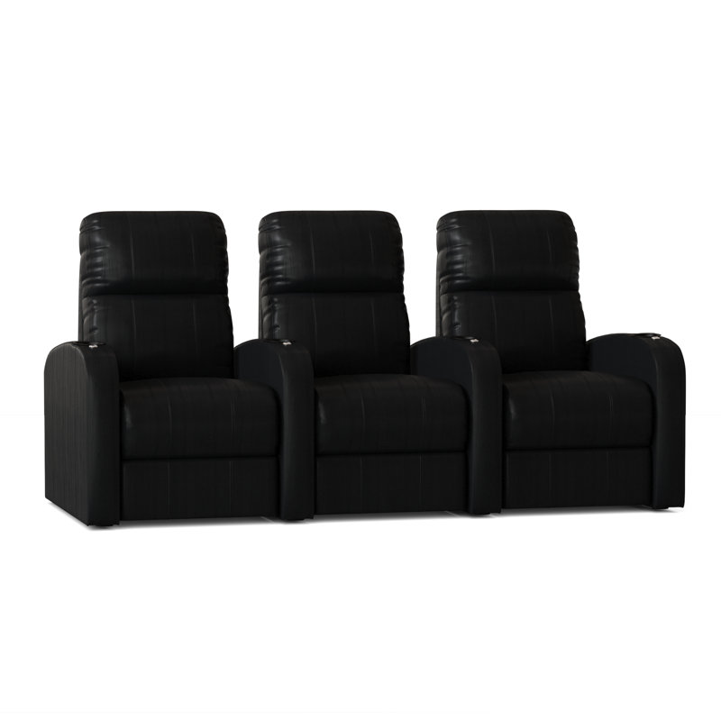 Canapé home theater (rangée de 3), Onyx Smartsuede, Manuel