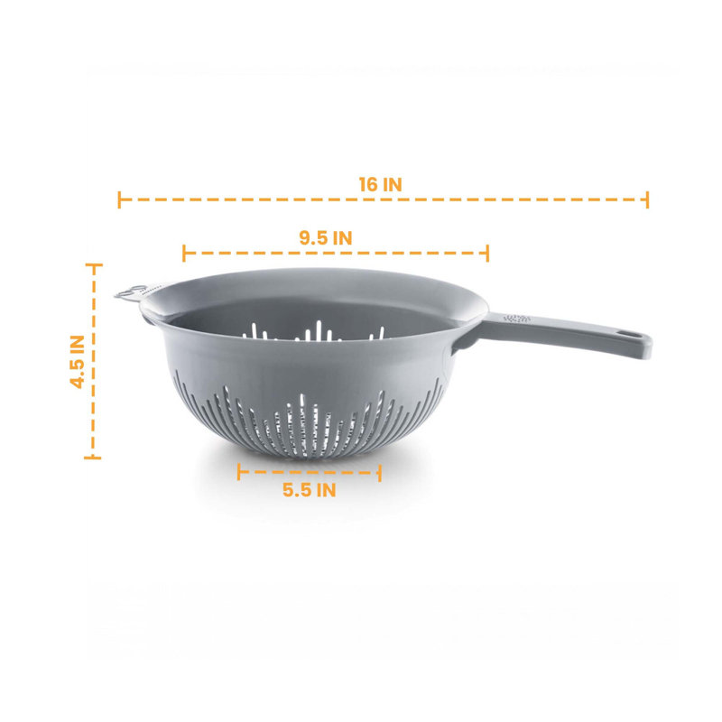Passoire en plastique profond ybm home, Gris