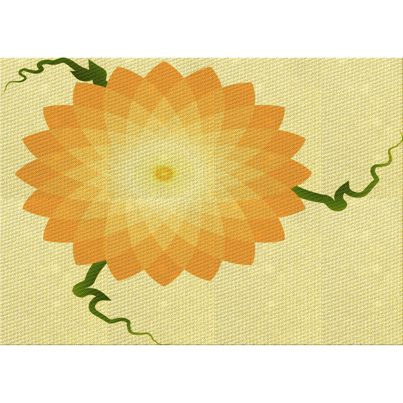 Floral Indoor Rug, Rectangle 8' x 12'