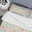 Cercle floral rose - ensemble de housse de couette abstrait - microfibre de polyester-64084538