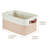 Decomomo Foldable Storage Bin | Collapsible Sturdy Cationic Fabric Storage Basket Cube W/Handles-1283439407