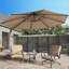 Metal Privacy Screen for Outdoor Freestanding