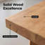 Table de conférence en bois massif avec 8 chaises ergonomiques en filet - Ensemble de salle de réunion moderne-562161402-562161401