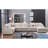 Celine 141.5" Beige Chenille Fabric Corner Sectional Sofa with Right-Facing Chaise, Cupholders, and Charging Ports-690301798
