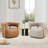 Lawler Upholstered Swivel Accent Chair