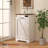 Tilt Out Trash Can Cabinet with Ozone Deodorizing for Kitchen,  10 Gal Free Standing Hideaway Trash Holder, White