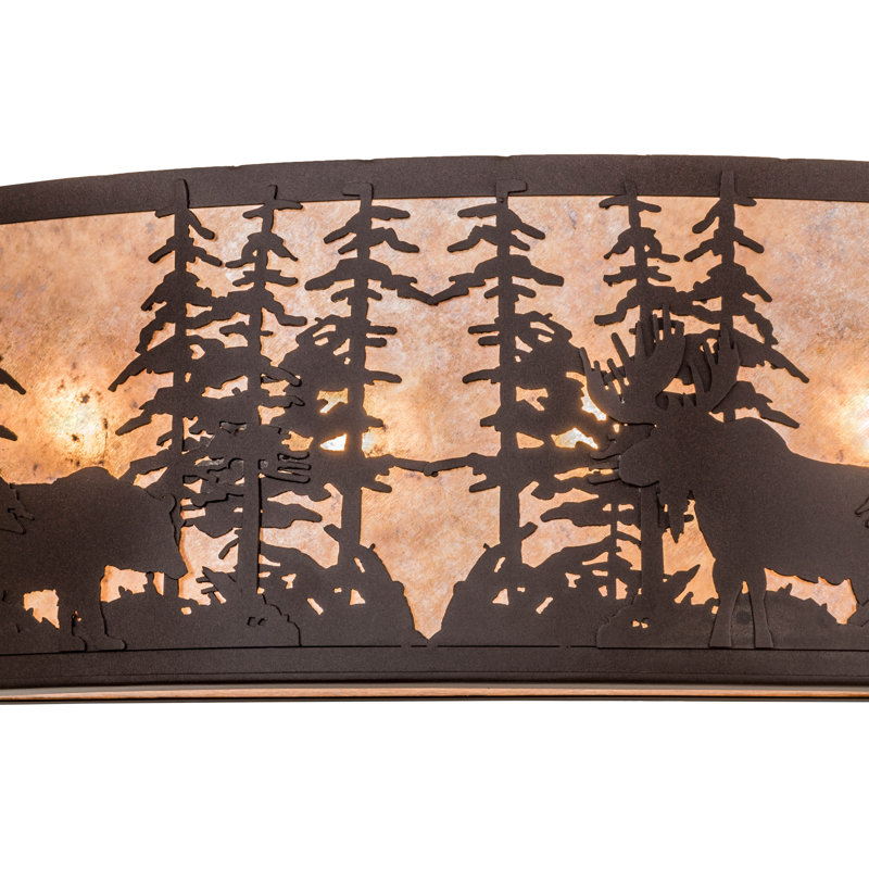 Rustic Lodge 4 - Light Flush Mounted Sconce