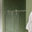 56 " - 60 " W x 70 " H Frameless Shower Door, Sliding Shower Door, Premium 5/16"(8mm) Thick Tempered Glass Shower Enclosure with Towel Bar ,Double Side Easy Clean Coat