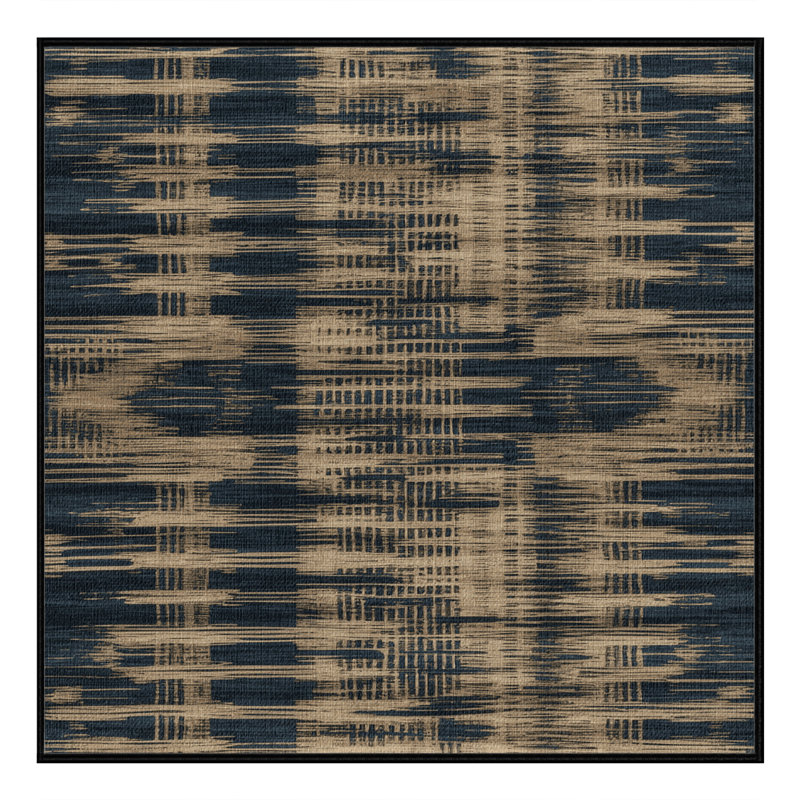  Tapis lavable Waves and Frequences, Carré 4 pi