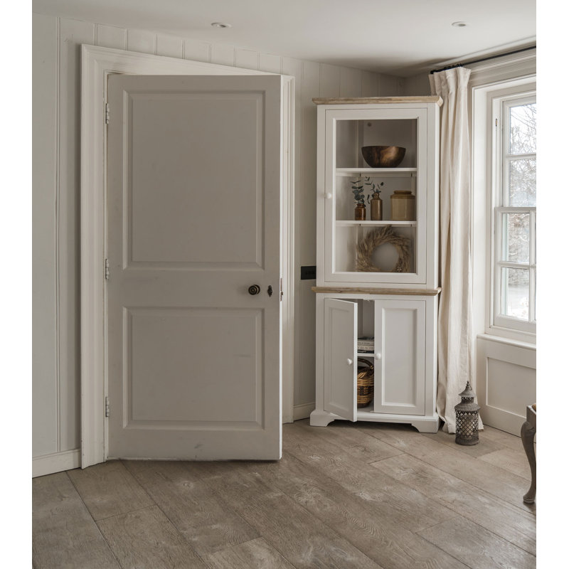 Teague Display Cabinet, White