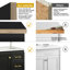 Armoire de rangement 30 po avec porte à fermeture douce et 3 tiroirs, armoire de rangement noire-1504593686