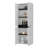 White 5-Shelf Kitchen Pantry