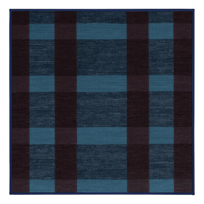 Tapis damier noir lavable à la machine
