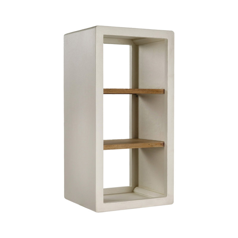 Plâtre blanc cassé Verona 2 tablettes