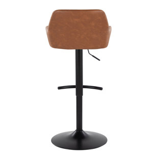 Cassiopeia Adjustable Bar Stool with Rounded T Footrest