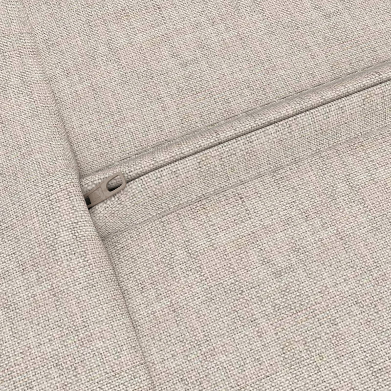 Wayfair Custom Outdoor Deep Seating Cushion With Sunbrella Fabric, Cast Silver Sunbrella®, 25" x 26"