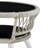Monaco Traditional 2-Person Patio Conversation Set with Polyester Cushions and Table in Cream and White-1849877773