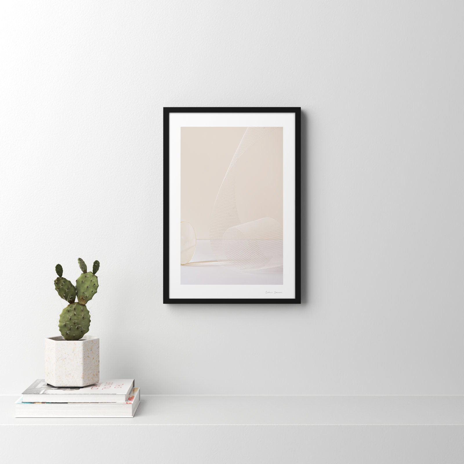 Balance 1 by Svetlana Smirnova, Black, 25" H x 17.5" W x 1.25" D