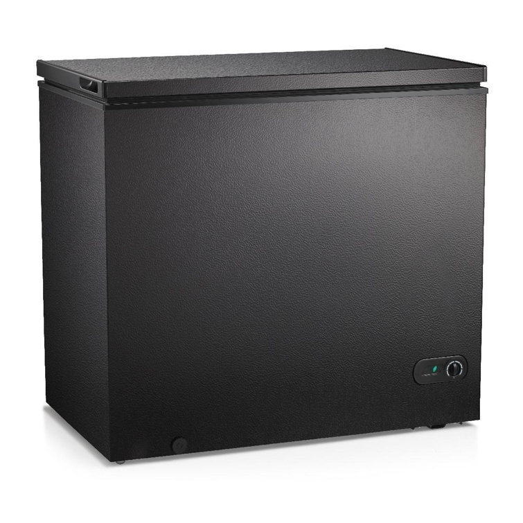 R.W.FLAME Portable 7 Cu. ft. Chest Freezer with Adjustable Temperature Controls Color: Black D58SZ200B-BLACK