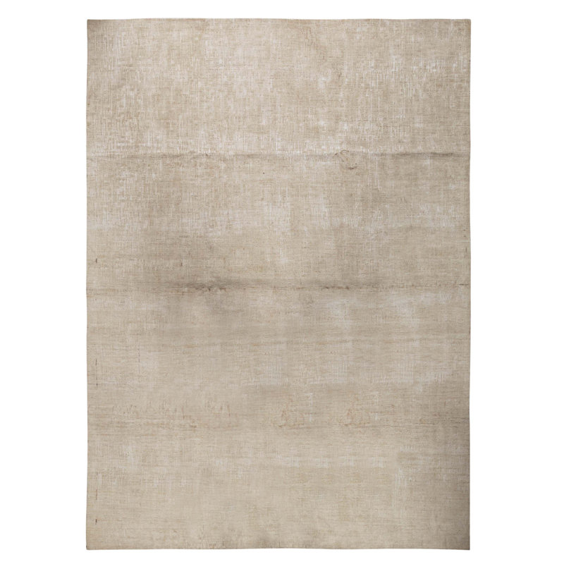 Hand Knotted Area Rug in Ivory