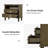 Amberlyn 28.2" W Traditional 2-Drawer End Table with Charging Station and Solid Wood Legs and Open Shelf-79423511