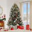 Arbre de Noël artificiel vert 7,5 pi pré-éclairé-1405560661
