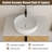Caldicot 30'' Wall-Mounted Single Bathroom Vanity with Engineered Stone Top and Ceramic Vessel Sink-319965499-331336609