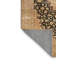Tapis oriental jaune / noir tissé à la machine-1687548272
