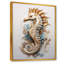 Hippocampe magique beige I sur toile-959251805-887429371